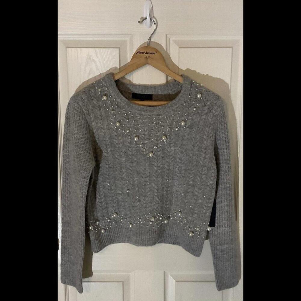 RACHEL by Rachel Roy Pearl Embellished Sweater Size M - A57